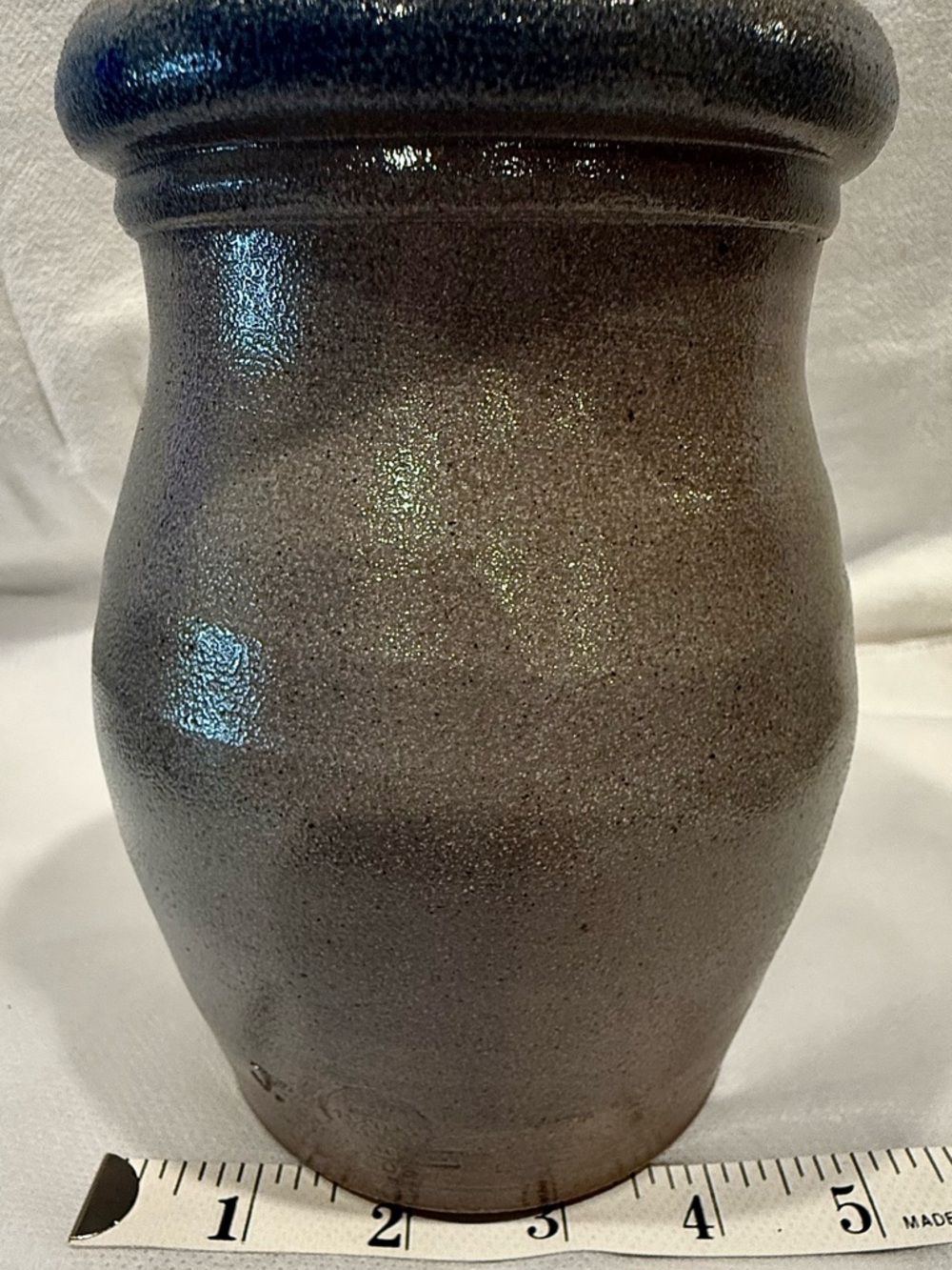 Vintage Rowe Pottery Stoneware Dragonfly Utensil Crock/Vase - Picture 3 of 7